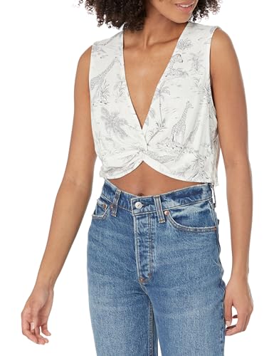 Chemise femme crop tank top mode débardeur court Splendid Nyla Twist