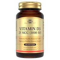 Solgar Vitamin D3 25 MCG (1000 IU) Softgels