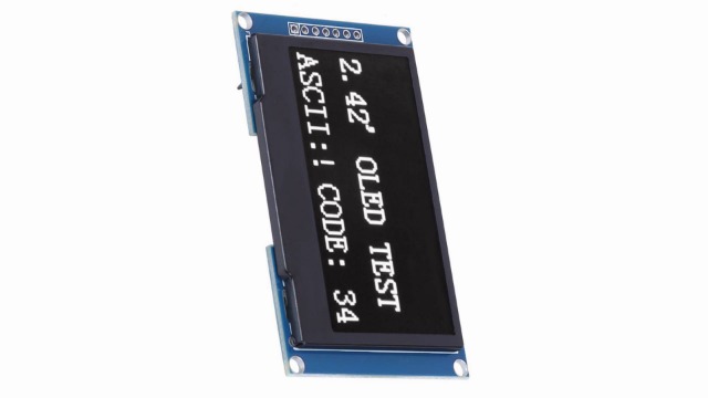Module Écran LCD OLED 2,42 Pouces 128x64 SPI/IIC SSD1309 Affichage Blanc