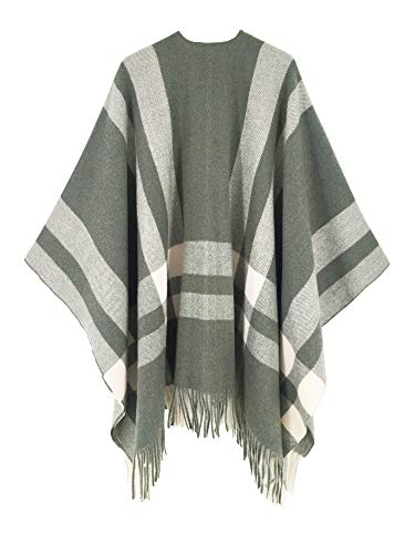 Image of Breezy Lane Women's Shawl Wraps Warm Poncho Ruana Wrap Cardigan