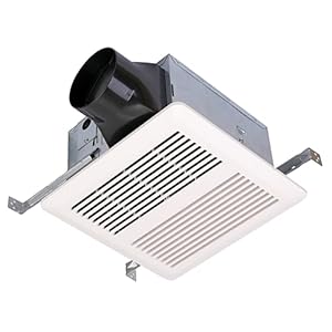 SNP100 | 100 CFM | 0.8 Sone | No Attic Access Required Bathroom Ventilation Exhaust Extractor Fan