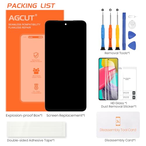 Image of AGCUT for Moto G Power 5G 2024 Screen Replacement for Moto G Power 2024 LCD Display XT2415 XT2415-1 LCD Digitizer Touch Screen Assembly Repair Part