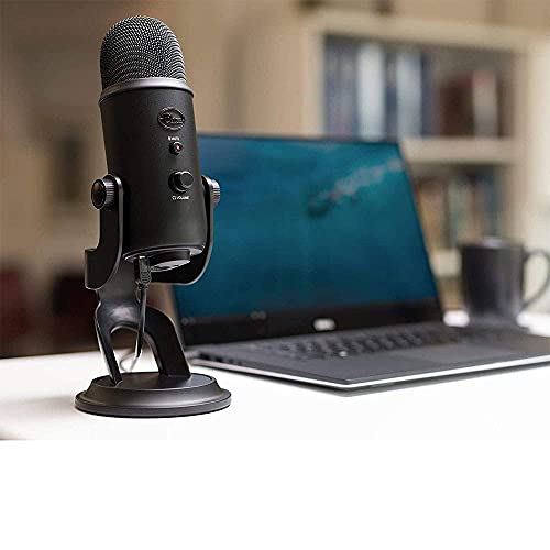 Blue Yeti Blackout Usb Professional Multi-Pattern Usb Microphone Plus Pack Bundle With Presonus Studioone 5 Artist Daw, Izotope Rx Elements Plug-In And Groover 3 Tutorials 3-Month Subscription #TOP7