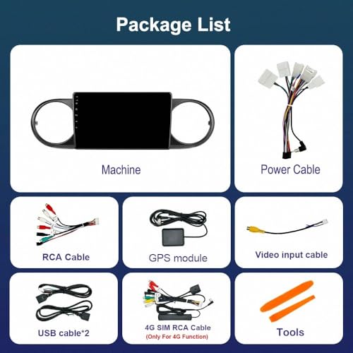 Autoradio con cámara trasera para Toyota Corolla Rumion 2007-2016 5