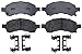 ACDelco 17D1169ACH Professional Ceramic Front Disc Brake Pad Set