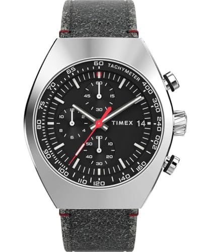 Montre Chronographe Timex Legacy Tonneau Homme Cadran Classique Noir