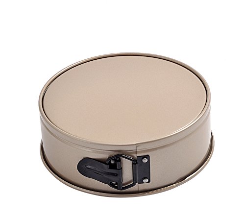 i enjoy + Springform Pan,Cake Tin, Non-Stick,Carbon Steel Round Quick Release Cake Pan with Loose Base, PFOA Free Oven Tray 24cm(9") - Image 4