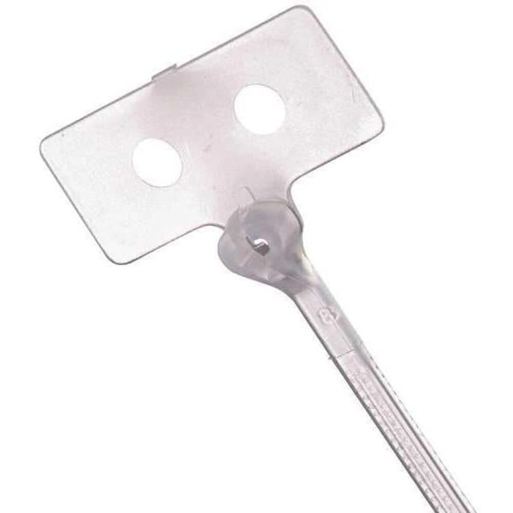 Thomas & Betts TY53M Cable Tie, Nylon, 18 lb., 4", 0.8 x 0.36" Marking Pad, Natural (Pack of 500)