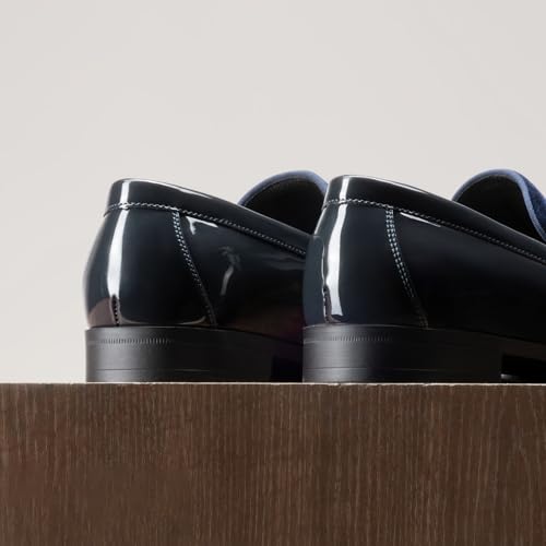 Image of Bruno Marc Men's Tuxedo Loafers Slip-on Dress Shoes
