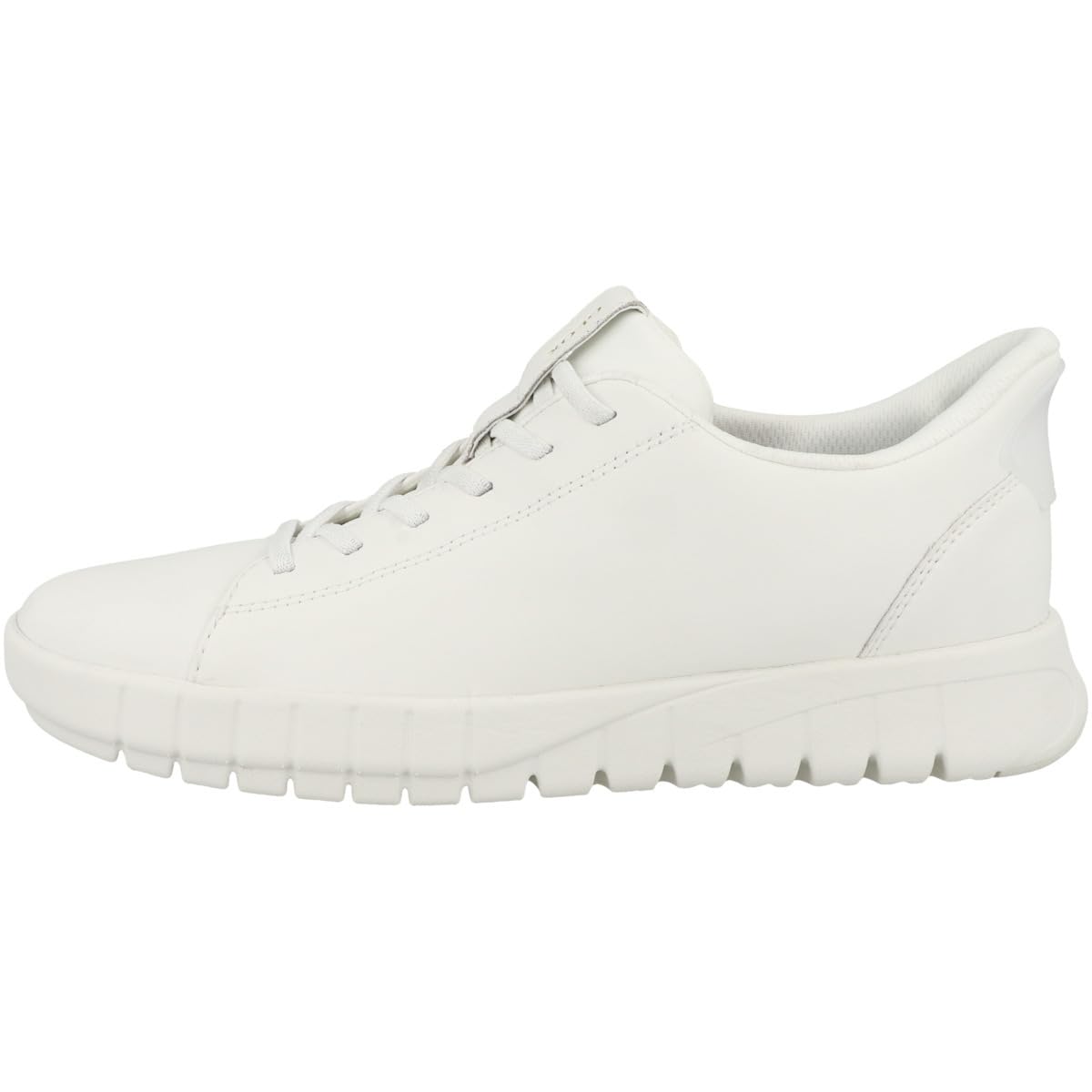 Geox Women's D Flextride Plus A Sneaker, White, 3 UK
