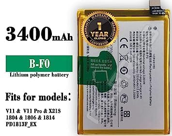 Image of Original B-F0 Battery for Vivo V11 /V11 Pro 1804 /1806 /1814 / PD1813F Battery with 1 Year Warranty****(P46)