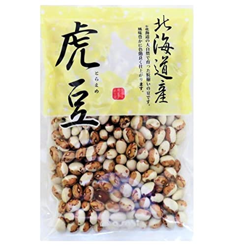 Amazon.co.jp: 豆力 北海道産 虎豆（とら豆） 200g×3袋 : 食品・飲料・お酒