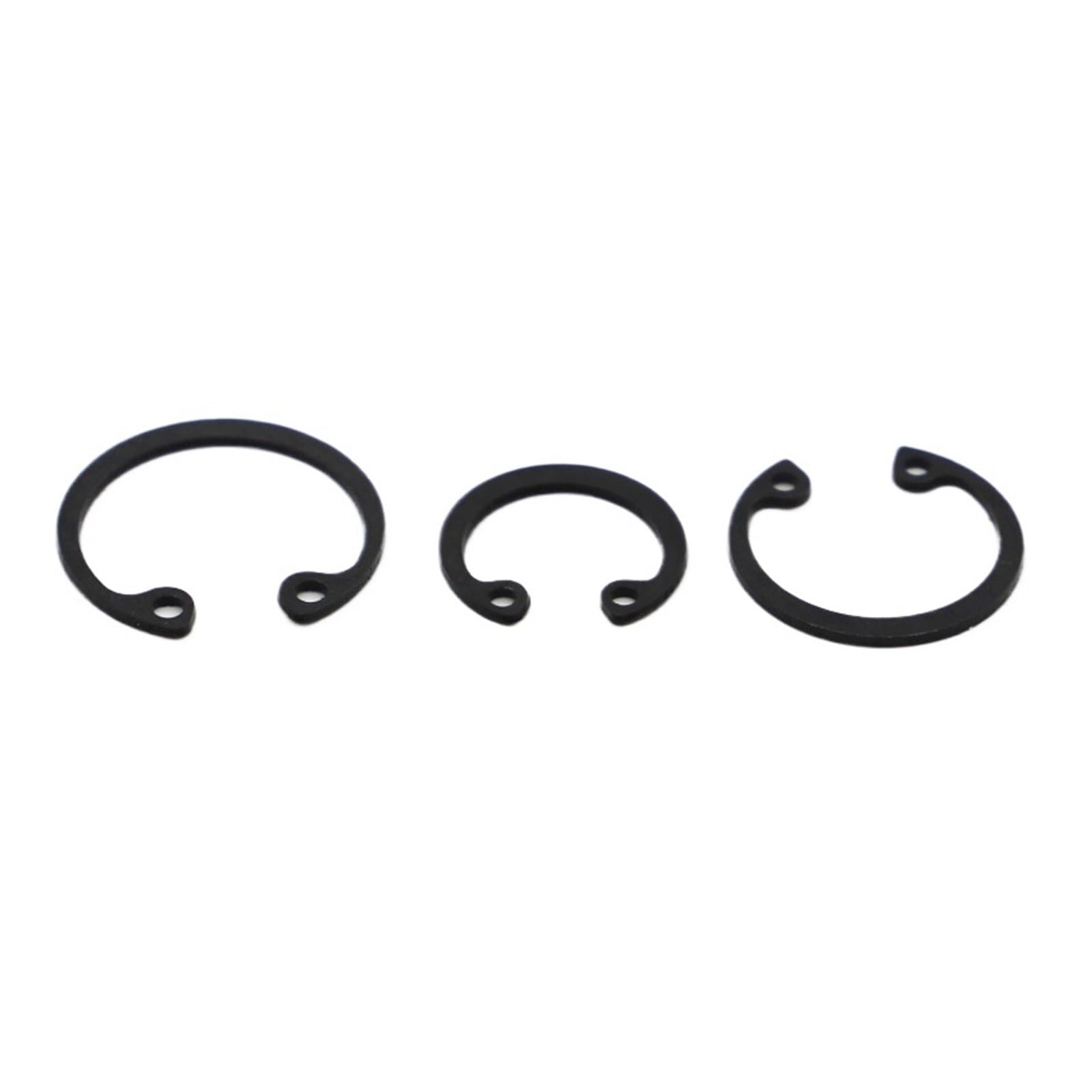 Circlips internos de acero al manganeso 65 negros, Circlip abierto elástico tipo C, anillos de retención de Circlip internos tipo C(30pcs,M78)