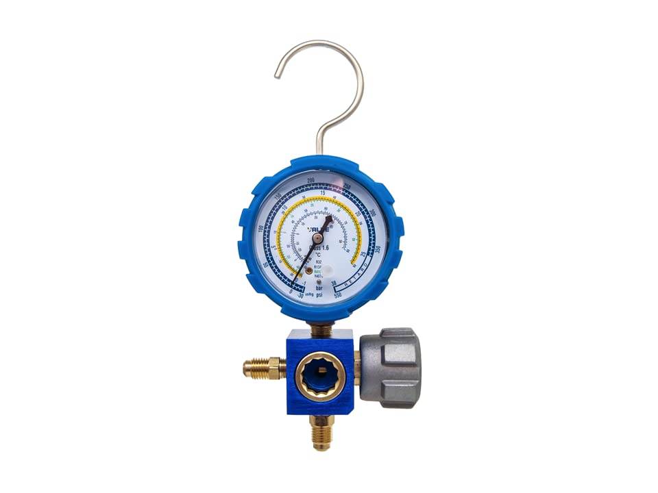 M&M HARIS Mickko Value Accurate Single Gauge Series - VMG-1-S-L Accurate : Collision Series, Single low-pressure gauge designed for refrigeration systems and air conditioning. R22/R410a/R407c/R134a (B0BY8Y9LVZ) Amazon Price History, Amazon Price Tracker