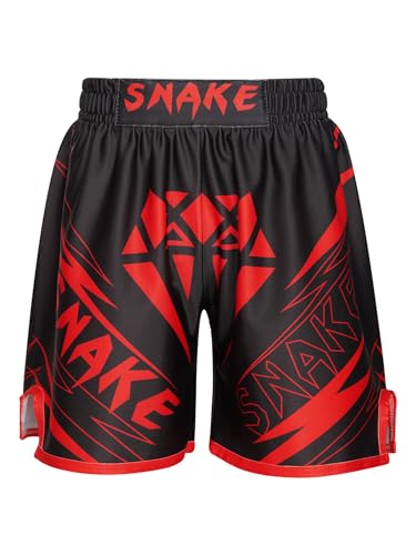 winying Shorts De Muay Thai Enfants Garçons Shorts MMA Kickboxing Grappling Entraînement De Boxe dans Les Arts Martiaux Type K 3-4 Ans