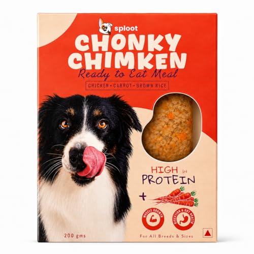 Image of Wet Dog Food - Chicken and Brown Rice Gravy Meal for Pets - for Adult Dogs and Puppy - Real Chicken, High Protein, Fresh Ingredients - Ready to eat Meal - 200g
