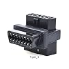 Pocket OBD2 OBDII Full 16 Pin 1 Male to 2 Female OBD Cable Splitter Extension Converter Adapter (Type_1)