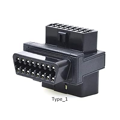 Pocket OBD2 OBDII Full 16 Pin 1 Male to 2 Female OBD Cable Splitter Extension Converter Adapter (Type_1)