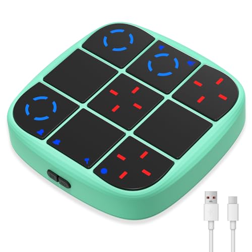 KOQQQ Rechargeable Tic-Tac-Toe Bolt 4-in-1 Console (Cyan)