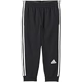 adidas Performance Men's Basketball Slim 3 Stripe 3/4 Pants, Black/White, XX-Large
