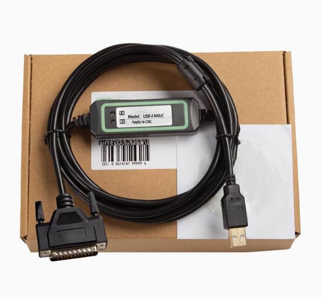 USB-FANUC for Fanuc CNC Numerical Control Machine Tools Download Data Transmission Cable USB to 25-pin FANUC Gold-Plated high-Speed Stable Model FT232RL chip 10 Meters