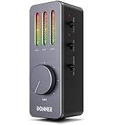 Donner - Interfaz para guitarra, interfaz de audio USB para iPhone, iPad, Mac, iOS y PC con USB-C...