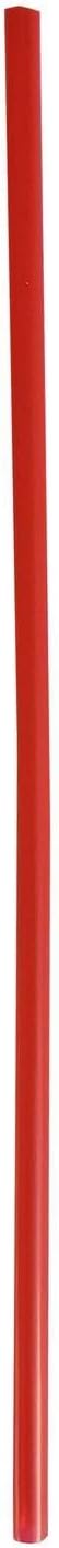 Boardwalk Individually Wrapped Giant Straws, 10.25", Polypropylene, Red, Case of 1,200