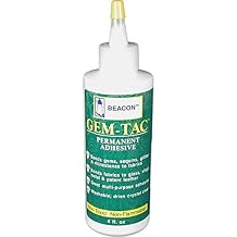 Gem-Tac Permanent Adhesive Glue Cement for Rhinestones