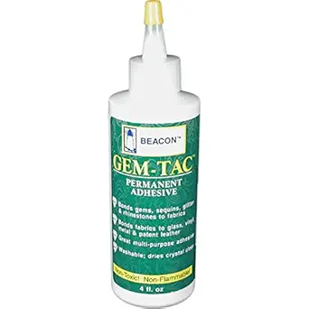 Gem-Tac Permanent Adhesive Glue Cement For Rhinestones