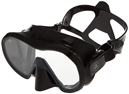 Masque Apeks VX1 Pure Clear de plongee sous-marine avec verre ultra transparent et sangle