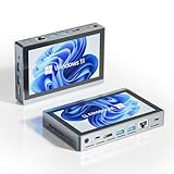HIGOLEPC Mini PC Win 11 Pro,Celeron N5095 Mini Computer with Fan,8GB DDR4,256GB ROM,Full-Featured Type-C Mini PC with Screen,Micro PC 4K 60Hz Triple Display Without Battery WiFi 5.0 BT5.2