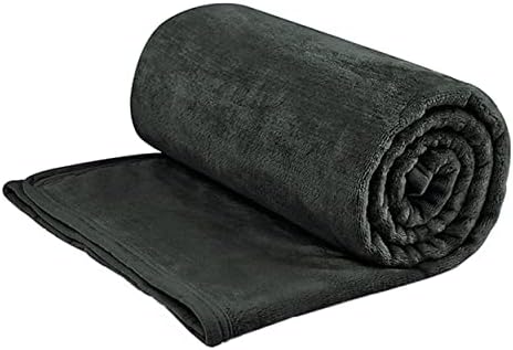 Flannel Fleece Soft Throw Blanket Lightweight Blanket Fluffy Soft Throw Soft Durable Cozy Throw Blanket for Settees Sofa Chairs Couch, Warm and Cozy blanket, 130 x 150cm Brown