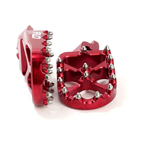 Flo Motorsports Pro Series Foot Peg (Red) Compatible With 08-18 Cobra Cx50Sr #TOP26