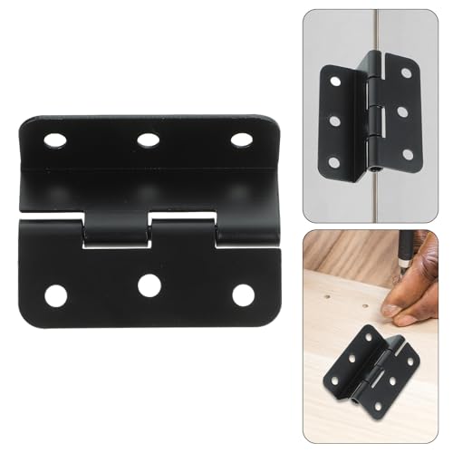 HOLIDYOYO 10個 鉄製箱体用ヒンジ 耐荷重高く錆びにくい木製扉キャビネット用丁番具