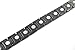 Smarter LifeStyle Elegant Titanium Magnetic Anklet for Men and Women - Adjustable Bracelet Length with Sizing Tool for Perfect Fit, Magnetic Ankle Bracelet (Black)
