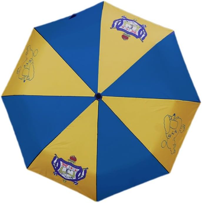 Sigma Gamma Rho Small Auto Open Folding Umbrella, Carbon Fiber Ribs