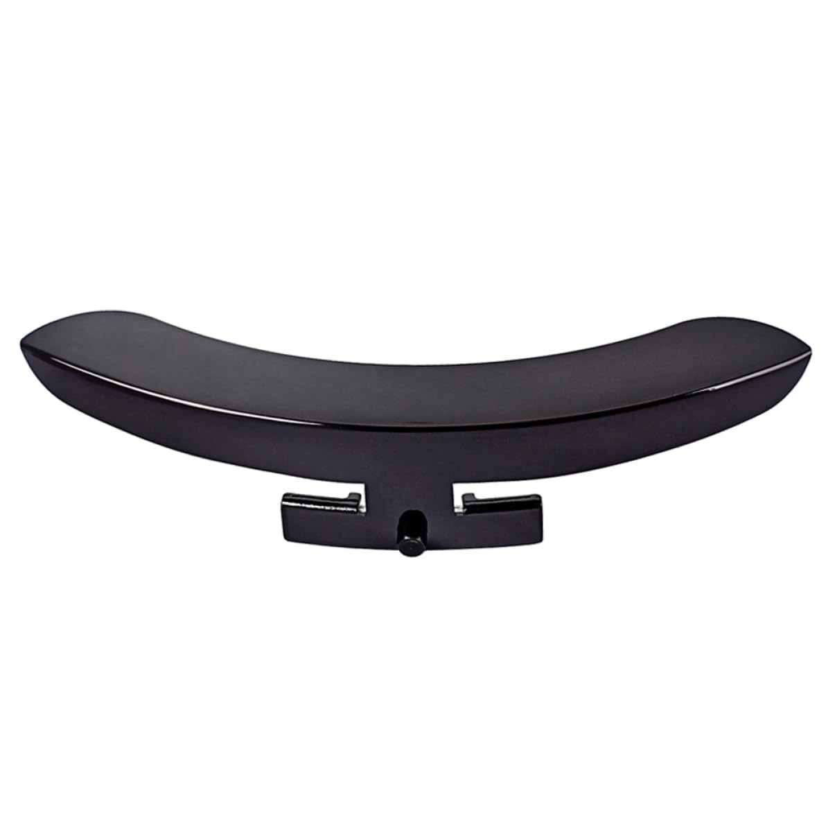 ERINGOGO Single Leg Banjo Armrest Mirror Finish Replacement Part for Vintage Banjos Durable Design for Lasting Use Elegant Black Color Banjo Accessories for Restoration