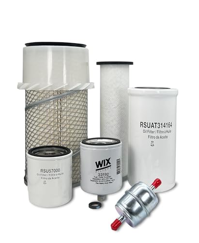 HERO® Maintenance Filter Kit For New Holland L175 Skid Steer Loader 2 SPEED (1/08-12/11) Standard Hydraulic Filter