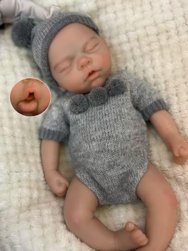 Muñeca Bebé Reborn de Silicona 13 Pulgadas miniatura 3