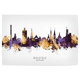 artboxONE Poster 30x20 cm Städte Bielefeld Skyline 