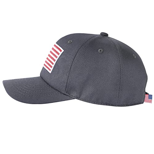 Image of IIN American Flag Baseball Cap for Men Women Low Profile USA Army Tactical Operator Military Plain Dad Hat