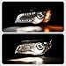 SAFAUTOPARTS Headlights Assembly Pair for 2011-2023 Chrysler 300/300C (2nd Gen) Halogen Headlamps Head Lights with LED DRL Replacement Driver and Passenger Side (LH RH),Chrome Housing Clear Reflector