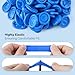 JMU Disposable Nitrile Finger Cots Medium, 100Pcs Latex-Free Powder-Free Finger Protectors, for Beauty, Manicure, Massage, Electronic Repair, Blue