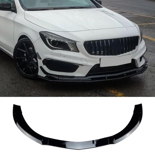 Spulhc Parachoques Delantero de Coche para Mercedes Benz CLA Class C117 CLA200 260 CLA45 AMG 2013-2015, Kit Divisor de alerón de carrocería ABS