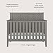 Child Craft Atwood Crib, Dresser and Chest Nursery Set, 3-Piece, Includes 4-in-1 Convertible Crib, Dresser and Chest, Grows with Your Baby (Lunar Gray)