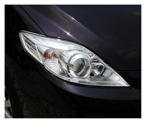 Abat-jour avant de qualité pour Mazda 5 2008 cache lentille phare passager - 4