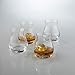 Wine Enthusiast Glencairn Wide-Bowl Whisky Glasses, Clear, Set of 4