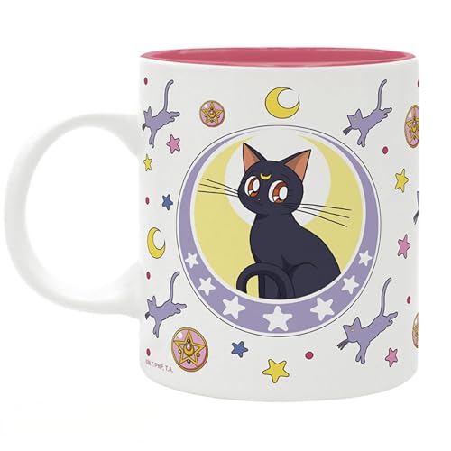 Taza Sailor Moon – Sailor Moon & Luna (taza mágica)