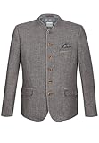 Bergfeuer Herren Trachtensakko Adriano Strickjacke, Graphit, 48 EU