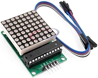 MAX7219 8x8 Dot Matrix Module - Red LED Matrix Display Module Control DIY Kit